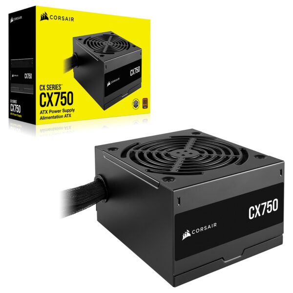 Corsair CX Series 750 Watt 80+ Bronze Certified Modular Power Supply - CX750