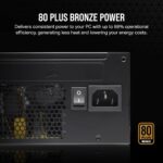 Corsair CX Series CX550 - 550 Watt 80 PLUS Bronze ATX Power Supply - Image 4