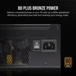 Corsair CX Series CX650 - 650 Watt 80 PLUS Bronze ATX Power Supply - Image 4