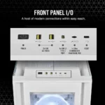 Corsair iCUE 5000X RGB QL Edition Mid-Tower ATX Case — True White - Image 5