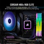 Corsair iCUE H60x RGB ELITE Liquid 120mm CPU Cooler - Image 4