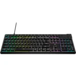 Corsair K55 CORE RGB Membrane Wired Gaming Keyboard – Quiet, Responsive Switches – Spill Resistance – Ten-Zone RGB – Media Keys – iCUE Compatible – QWERTY NA – PC, Mac – Black - Image 2