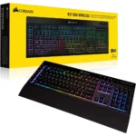 CORSAIR K57 RGB Wireless Membrane Gaming Keyboard - <1ms response time with Slipstream Wireless - Connect with USB dongle, Bluetooth or wired - Individually Backlit RGB Keys - Image 2