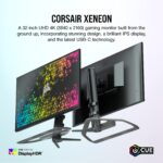 CORSAIR XENEON 32UHD144 32-Inch IPS UHD (3840 x2160), 144Hz Refresh Rate, HDR600 Gaming Monitor - Image 2