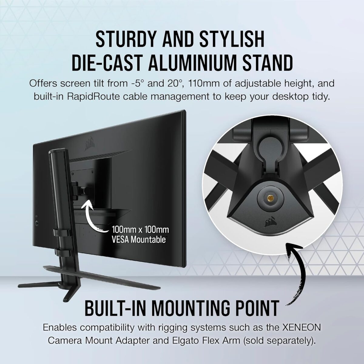 CORSAIR XENEON 32UHD144 32-Inch IPS UHD (3840 x2160), 144Hz Refresh Rate, HDR600 Gaming Monitor - Image 7