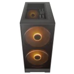 COUGAR AIRFACE 180 ARGB ATX Mid Tower PC Case, Black - 3x Pre-installed Fans - Image 4