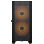 COUGAR AIRFACE FLO RGB E-ATX Mid Tower PC Case, BTF Supported, Black - 3x Pre-installed Fans - Image 2