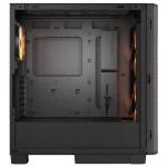 COUGAR AIRFACE FLO RGB E-ATX Mid Tower PC Case, BTF Supported, Black - 3x Pre-installed Fans - Image 3