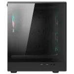 COUGAR AIRFACE PURE RGB ATX Mid Tower PC Case, Black - 4x Pre-installed Fans - Image 2