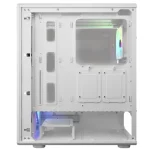 COUGAR AIRFACE PURE RGB ATX Mid Tower PC Case, White - 4x Pre-installed Fans - Image 3