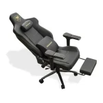 COUGAR ARMOR EVO M Gaming Racing-inspired Ergonomic Chair, Premium Breathable PVC Leather, 5D Adjustable Armrests, Retractable Footrest, Class 4 Gas Lift, Magnetic Memory Foam Neck Pillow/Lumbar Cushion - Gold - Image 3