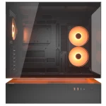 COUGAR CFV235 RGB ATX Mid Tower PC Case, Central Floating Ventilation, BTF Supported, Black - 3x Pre-installed Fans - Image 3