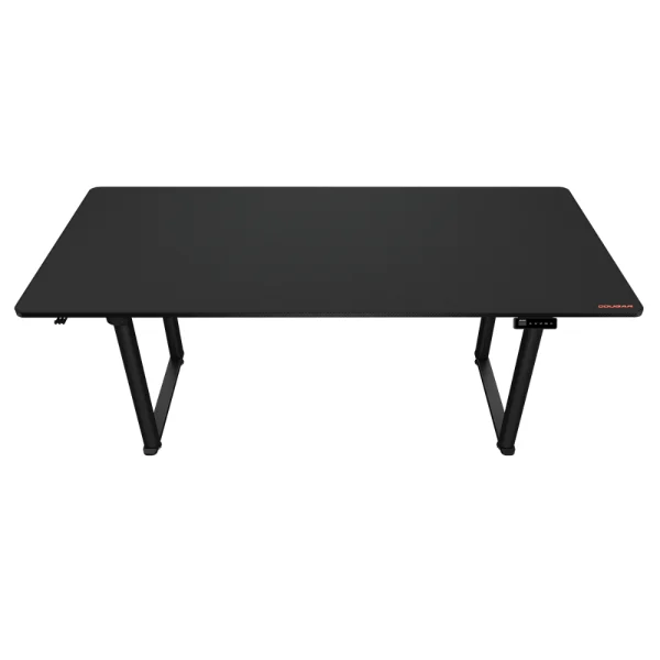 Cougar E-GRAV 180 Electric Gaming Desk, Full Desk Mouse Pad, Shields for Transmission Shaft & Motor, Cable Tray for Easy Management, Headset Hook – Black