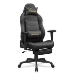 COUGAR EXPLORE NEO GOLD Gaming Racing-inspired Ergonomic Chair, Premium Breathable PVC Leather, Adjustable Armrests, Class 4 Gas Lift, Head/Lumbar Pillow, Storage Space - Image 2
