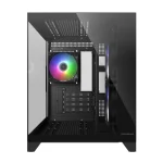 COUGAR FV150 MINI RGB Micro-ATX Mini Tower PC Case, Black - 3x Pre-installed Fans - Image 3