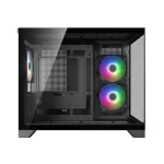 COUGAR FV150 MINI RGB Micro-ATX Mini Tower PC Case, Black - 3x Pre-installed Fans - Image 4
