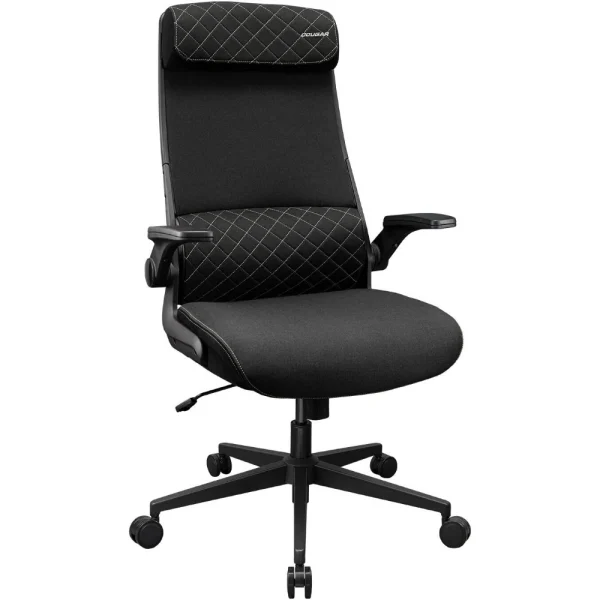 COUGAR STRYDER Gaming/Office Ergonomic Chair, Imitation Linen, Adjustable Armrests/Headrest, Class 4 Gas Lift Cylinder - Black