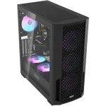 darkFlash DF2100 Tempered Glass E-ATX PC Case, 4x ARGB Fans Pre-Installed - Black - Image 5