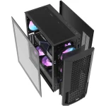 darkFlash DF2100 Tempered Glass E-ATX PC Case, 4x ARGB Fans Pre-Installed - Black - Image 6