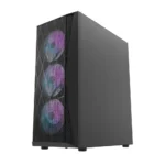 darkFlash DK352 ATX PC Gaming Case - Black - 4x ARGB Fans Pre-Installed - Image 3