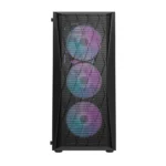 darkFlash DK352 ATX PC Gaming Case - Black - 4x ARGB Fans Pre-Installed - Image 4