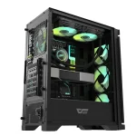 darkFlash DK361 Hexagon Mesh ATX PC Case - Image 2