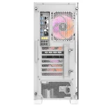 darkFlash DK361 Hexagon Mesh ATX PC Case - White - Image 4