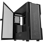 darkFlash DK431 Tempered Glass E-ATX PC Case, 4x ARGB Fans Pre-Installed - Black - Image 2
