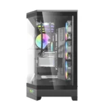 darkFlash DQX90 LUXURY Gaming Desktop PC Mid Tower Gaming Case - 4x ARGB Fans Pre-Installed - Image 3