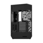 darkFlash DY470 Tempered Glass ATX PC Case, Three-sided Glass Panel View, 2x USB 3.0, 1x Gen 2 Type-C, Horizontal and Vertical PCIE Slots, Dual 360mm Radiators Support, Back-connect Motherboard Compatible - Black - Image 6