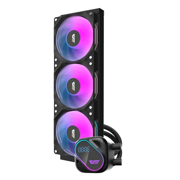 darkFlash EXPLORE DO360 AIO Liquid CPU Cooler, 360mm - Black