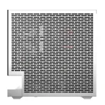 darkFlash FLOATRON F1 Micro-ATX Mid-Tower PC Gaming Case, Pre-installed 6x ARGB Fans - White - Image 3