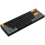darkFlash GD68 Tri-Mode, Hot-Swappable, Anti-Ghosting, USB Type-C, Mechanical Keyboard - Brown Sugar - Image 2
