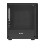 darkFlash M305 Micro-ATX Tempered Glass PC Case w/ 3x ARGB Fans Pre-Installed - Black - Image 3