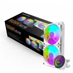 darkFlash Radiant DCS 240 AIO Liquid CPU Cooler, 240mm - White - Image 7