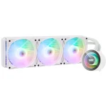 darkFlash Twister DX360 AIO Liquid CPU Cooler, 360mm - White