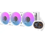 darkFlash Wave DH360D AIO Liquid CPU Cooler, 360mm - White