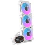 darkFlash Wave DH360D AIO Liquid CPU Cooler, 360mm - White - Image 3