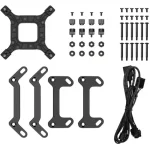 DeepCool LQ360 360mm Liquid Cooler 5 PRO Gen Pump 3400 RPM AIO Real-time CPU Status Screen Anti-Leak Tech with ARGB Fans and Dual Gradient Halo Effect Mirror, Black - Image 5