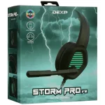 DEXP H-353 Storm Pro V2 Wired RGB Gaming Headset - Black - Image 7