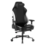 DXRacer Craft Series Gaming Chair (EPU Leatherette/Size XL), w/ Magnetic Headrest - Black/White - GC/XLCM23LTA/NW