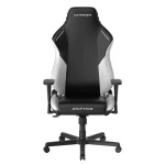 DXRacer Drifting Series Gaming Chair (EPU Leatherette/Size L), w/ Headrest and Lumbar Pillow - Black/White - GC/LDC23LTA/NW - Image 2