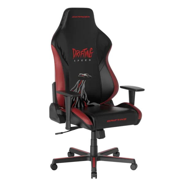DXRacer Drifting Series Gaming Chair (EPU Leatherette/Size L), w/ Headrest and Lumbar Pillow - Speed Black/Red - GC/LDC23LTA/SPEED.NR