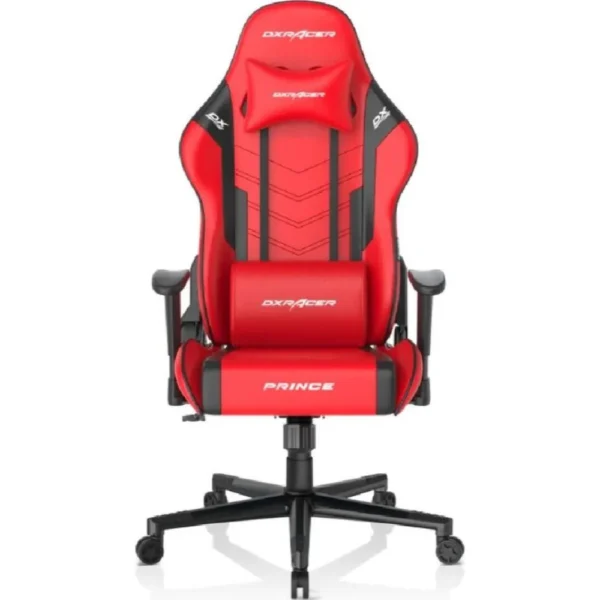 DXRacer Prince P132 Series Gaming Chair - Black/Red - GC-P132-NR-F2-158