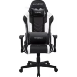 DXRacer Prince P132 Series Gaming Chair - Black/White - GC-P132-NW-F2-158