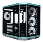 EASE EC124B Pro Tempered Glass Gaming Case - 4 ARGB Fans Pre-Installed