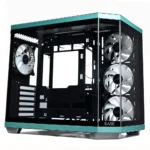 EASE EC124B Pro Tempered Glass Gaming Case - 4 ARGB Fans Pre-Installed - Image 2