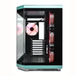 EASE EC124B Pro Tempered Glass Gaming Case - 4 ARGB Fans Pre-Installed - Image 5