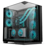 EASE EC125 Glass Case - Black - 5 Infinity ARGB Fans Pre-Installed - Image 2