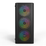 EASE EC144B Tempered Glass ARGB ATX Gaming Case - 4 140mm ARGB Fans Pre-Installed - Image 2